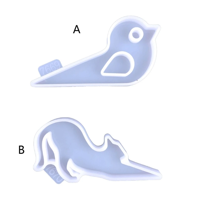 

Door Suction Punch-free Bumper Silicone Mold Diy Bird Cat Mense Anti-pinch Hand Door Stopper Animal Door Stopper Mold