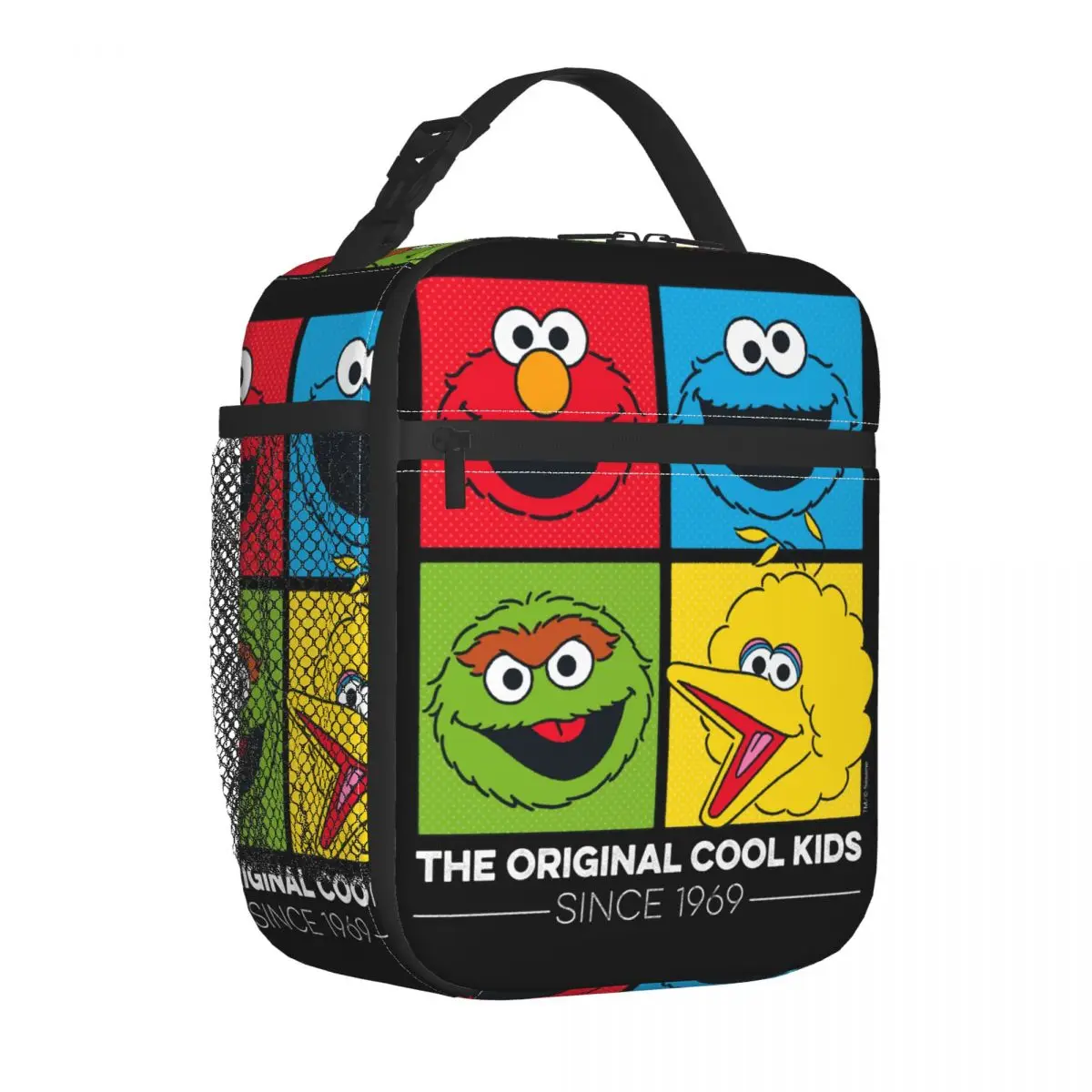 

Sesame Street Cookie Monster The Original Insulated Lunch Bags Large Meal Container Thermal Bag Lunch Box Tote School Picnic