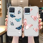 Чехол Realme 8 Pro для OPPO Realme GT Neo Narzo 30 C21 C20 C17 Q3 Pro 6 7 Pro C15 C12 чехол s Бабочка Мягкий ТПУ противоударный бампер