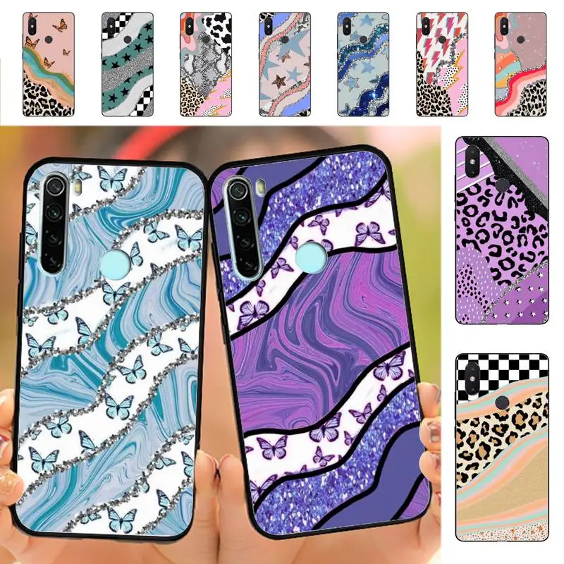 

Fashion Leopard Print Phone Case for Redmi Note 8 7 9 4 6 pro max T X 5A 3 10 lite pro