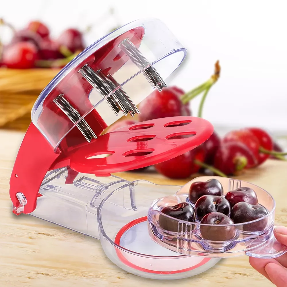 

NEW2023 6 Single Holes Enucleator Fast Remover Pitter Fruit Core Seed Remover Creative Kitchen Gadgets