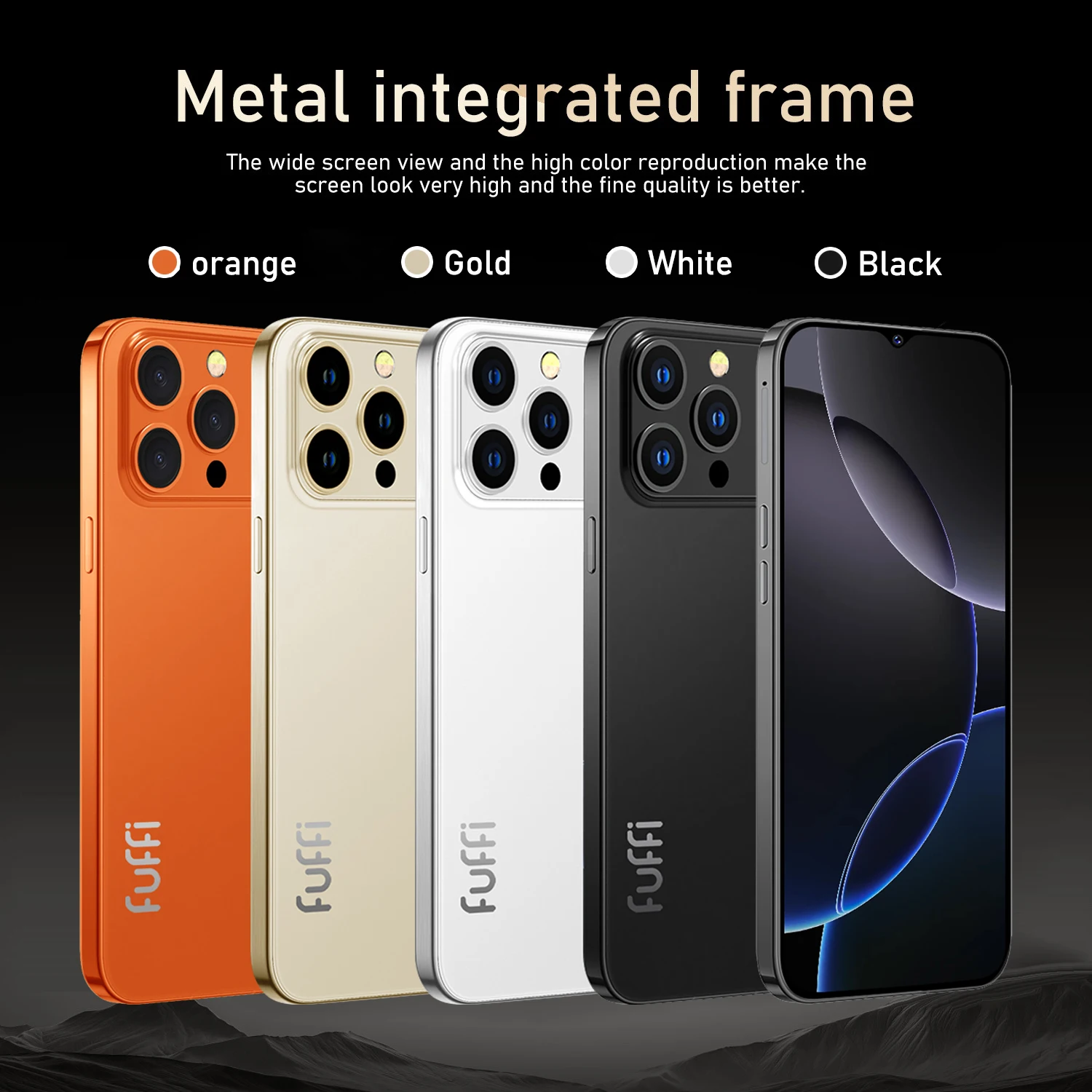 Фото Смартфон FUFFI Global Vision i17 Pro Max, Android, 4 ГБ ОЗУ, 128 ГБ ПЗУ, 6,3-дюймовый экран, 2280x1080HD, 24+48 МП, мобильные телефоны с поддержкой сети 4G №2
