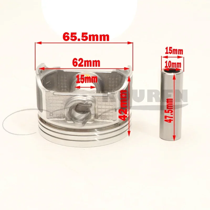 Комплект поршневых колец для мотоцикла 65 5 мм 15 Zongshen Loncin 250cc CB250 Engine ATV Quad Bike HH-115 Go