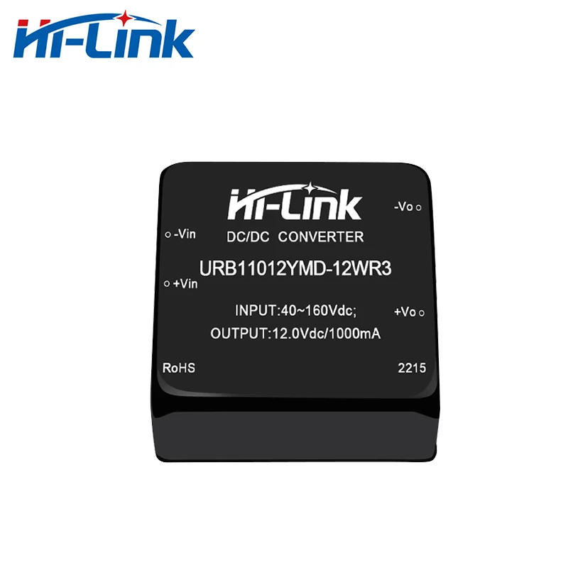 

Hi-Link New 1pcs 12W 110V To 12V 1A Mini Smart Electronic 91% Efficiency DC-DC Power Supply Module URB11012YMD-12WR3