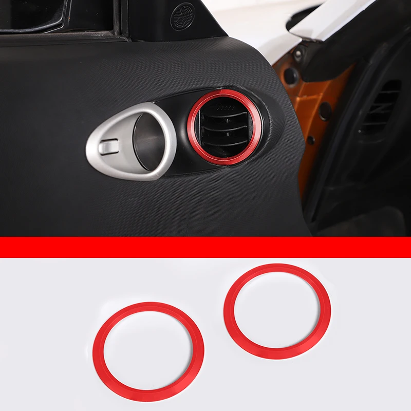 

For Nissan 350Z 2003-2006 Car Styling Car Door Air Conditioner Outlet Frame Decoration Ring Interior Modification Accessories