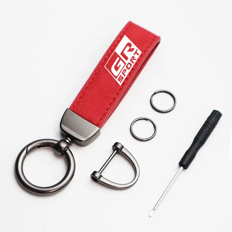 

Брелок для ключей Деловой Подарок для мужчин и женщин автомобильный ремешок кошелек для Toyota GR Sport Gazoo Racing Yaris 86 Corolla Hilux Supra C-HR аксессуары