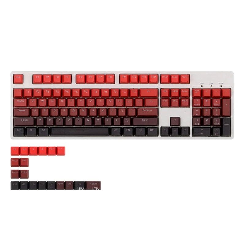 

Клавиатура PBT, колпачки для клавиш с профилем для Cherry MX Switch 68 84 96 104, стандартная игровая механическая клавиатура