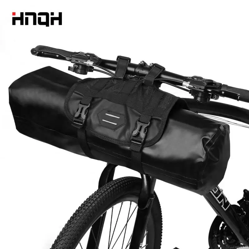 

HNQH Bike Bag Waterproof Large 7L/10L/15L/20L Bikepacking MTB Road Handlebar Front Tube Bag Pouch Pannier Bicycle Accessories