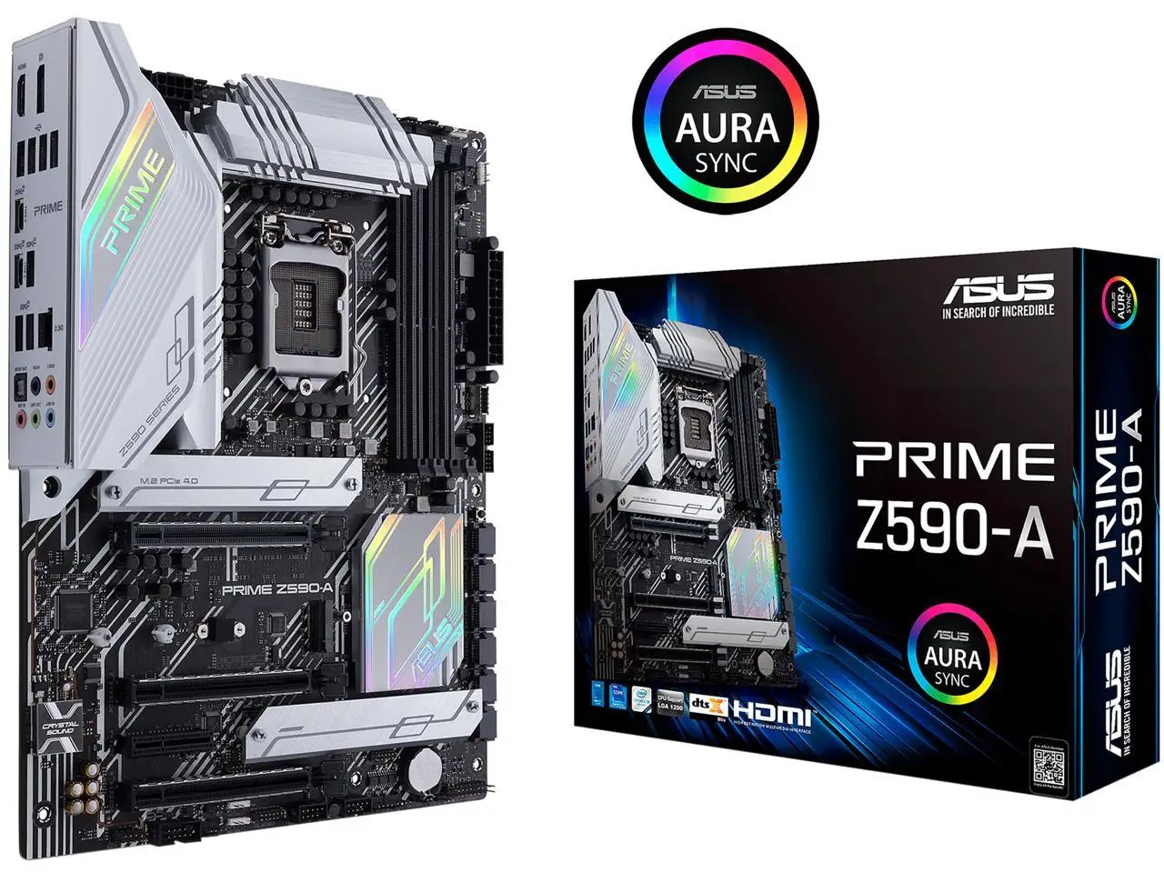 

Z590 Motherboard LGA 1200 Motherboard Asus PRIME Z590-A DDR4 128GB Intel Z590 USB3.2 PCI-E 4.0 3×M.2 ATX For 11/10th gen Core