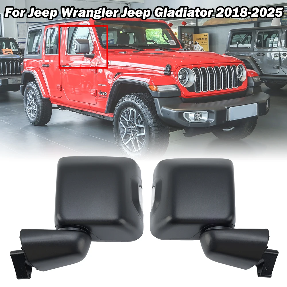 7 проводов боковое зеркало в сборе для Jeep JEEP Wrangler JL Gladiator JT 2018-2025 с поворотным
