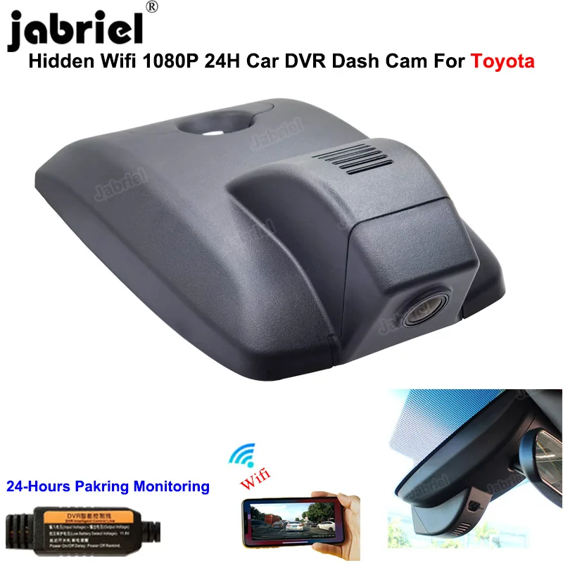 Dash Cam For Toyota Camry Chr Highlander Avalon Corolla Rav4 Alphard Sienna 2017- 2021 2022