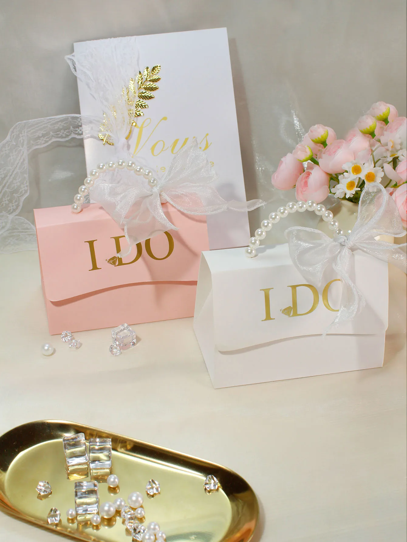 Изысканная свадебная подарочная коробка конфет для украшения помолвки