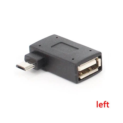 JCD 90-градусный адаптер Micro USB OTG