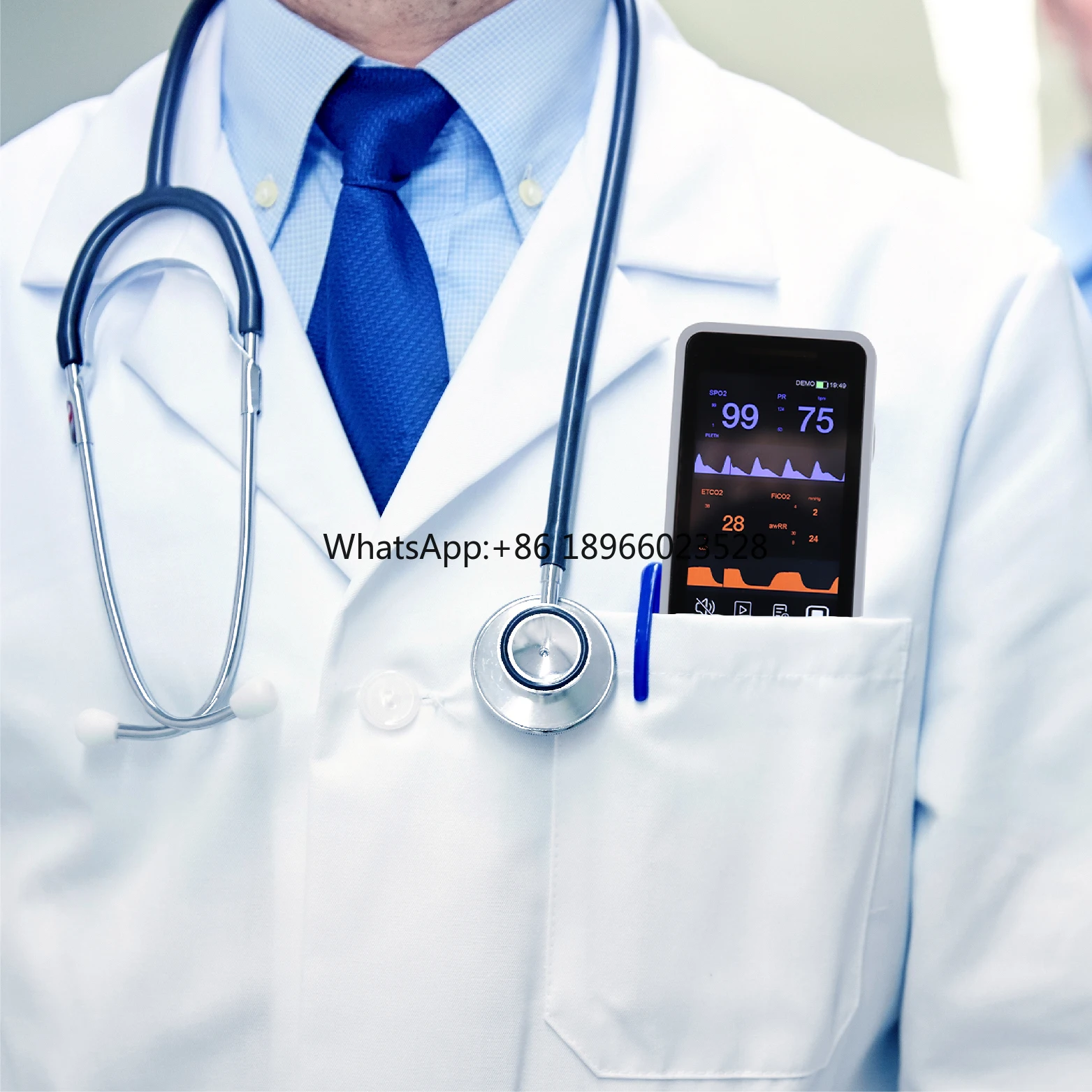 Умный Портативный Пульсоксиметр для ветеринарии кислорода в крови