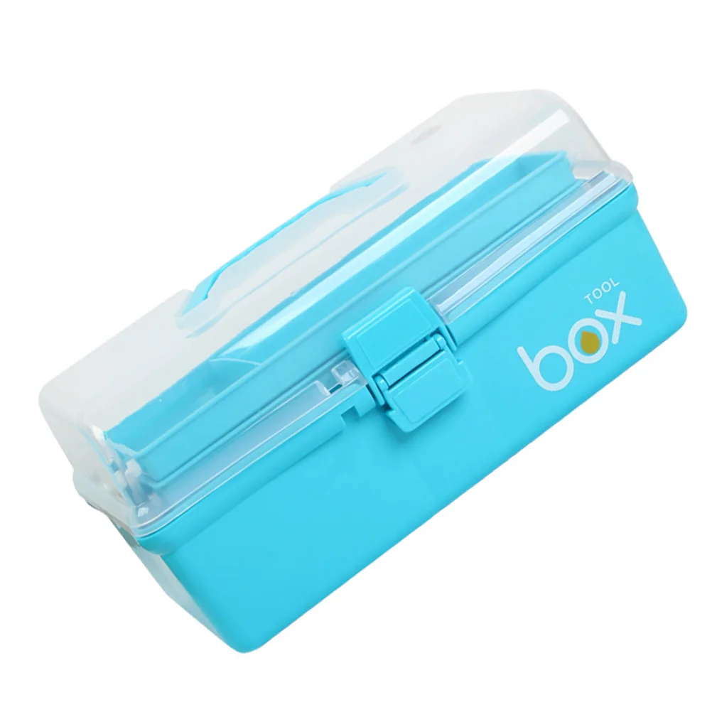 

1pc Tool Organizers Bin Plastic Container Plastic Supply Box First Aid Carrying Case