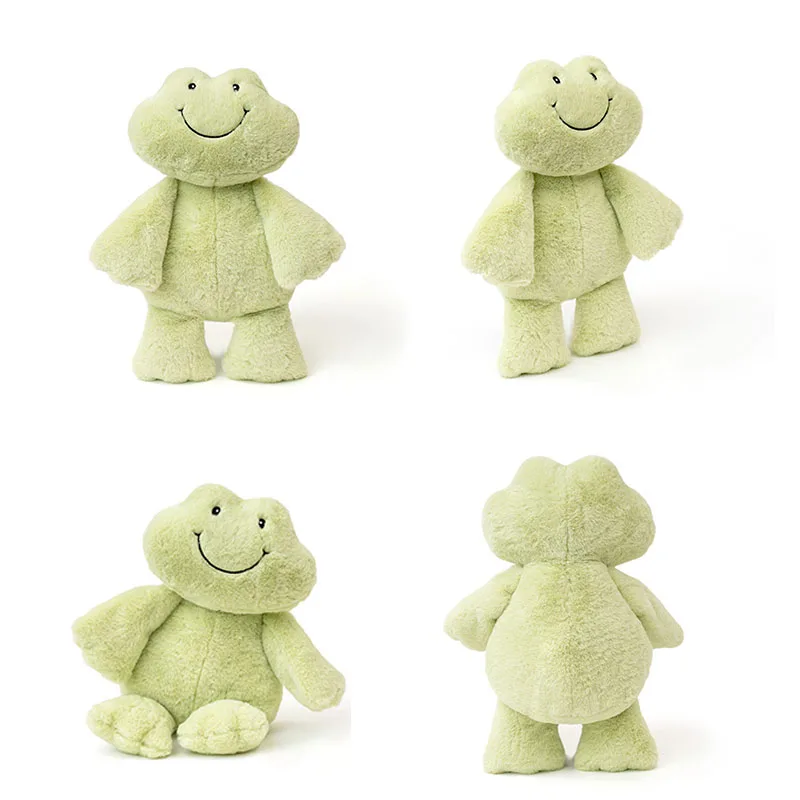 

35cm Smile Frog Plush Toy Soft Cartoon Frog Stuffed Animal Doll Kids Sleeping Toys Children Birthday Presents