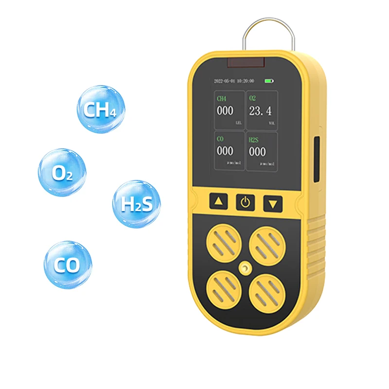 Портативный газовый тестер 4-в-1 — детектор фосфина сероводорода EX SO2 H2S O2