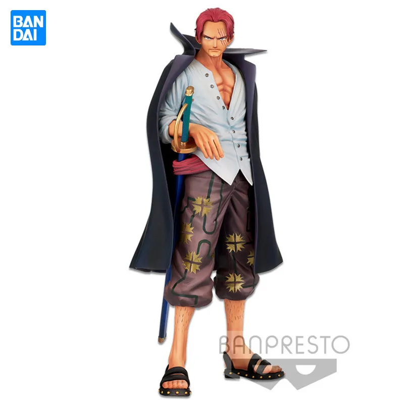 

BANPRESTO One Piece Four Emperors Shanks Anime Original Finished Figure with Box Collection Gift for Friends