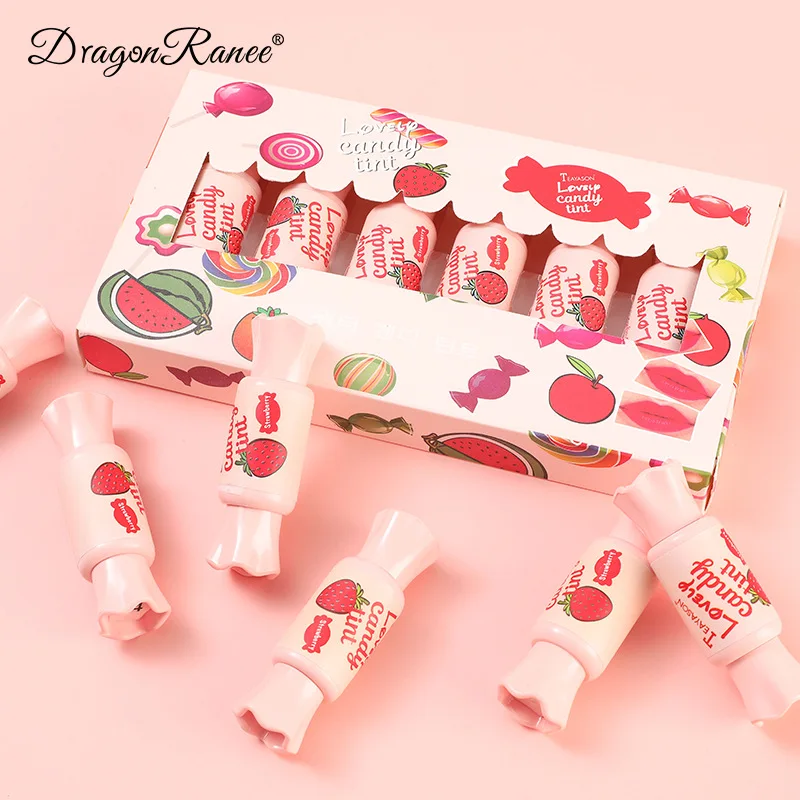 

6 Pcs Moisturizer Lip Gloss Beauty Glazed Liquid Lipstick Hydrating Nutritious Sexy Lips Brand Kawaii Makeup Cosmetics