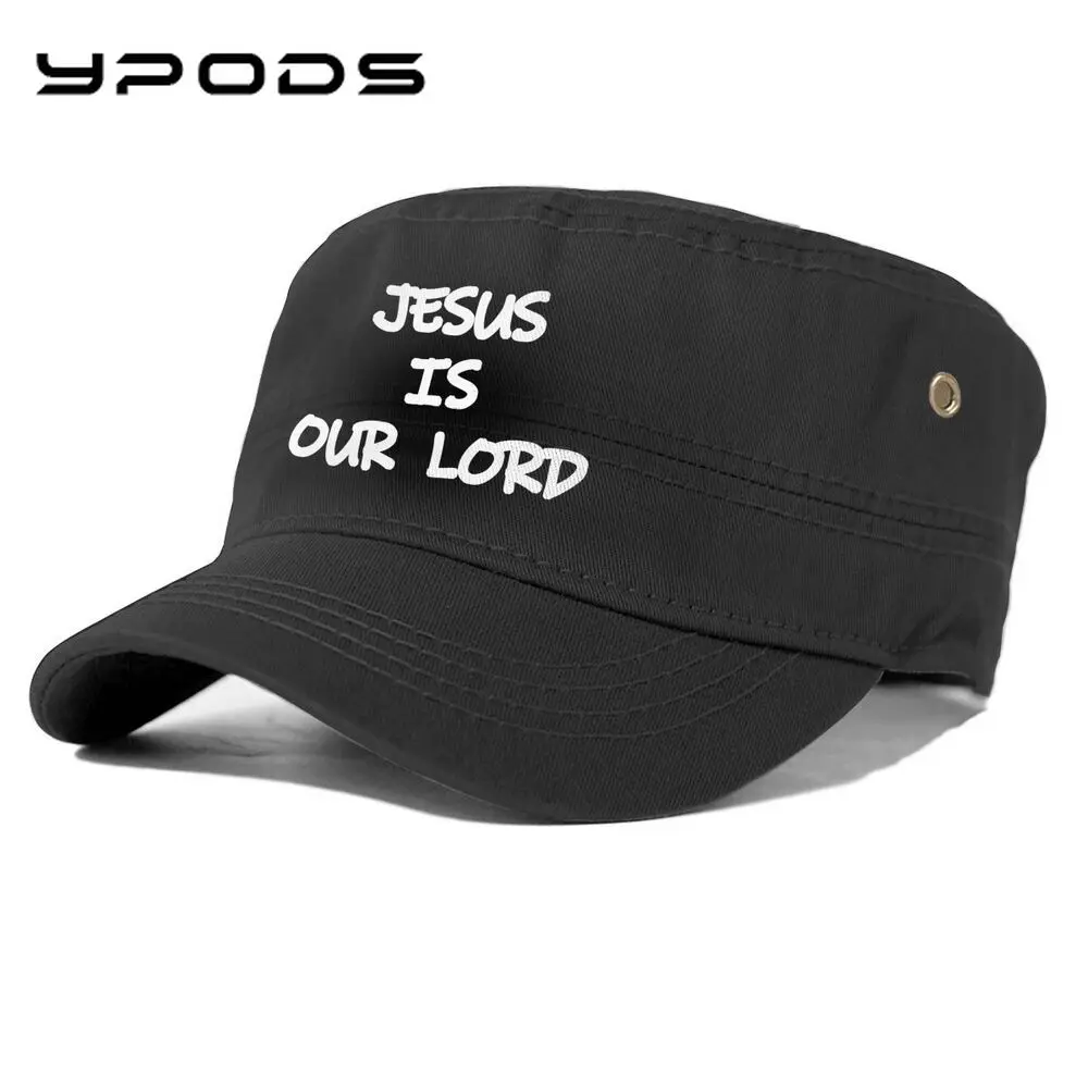 

Jesus Is Our Lord Snapback Hats Man Cool Baseball Caps Adult Flat Peak Hip Hop LA snapback Cap Men Women Gorra