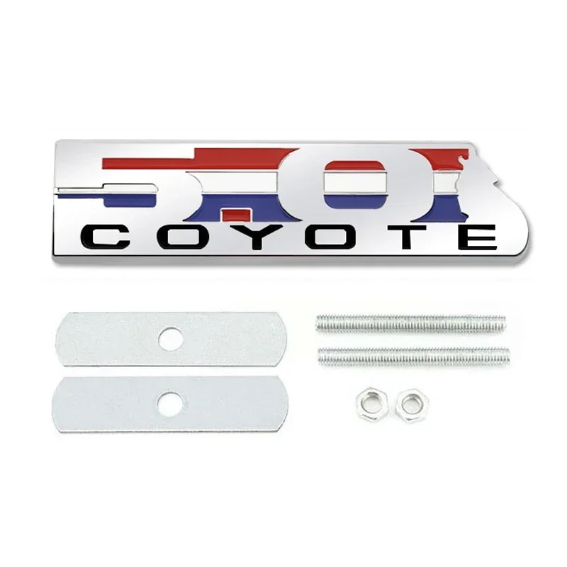 Металлический логотип 5 0 значок на переднюю решетку автомобиля наклейка