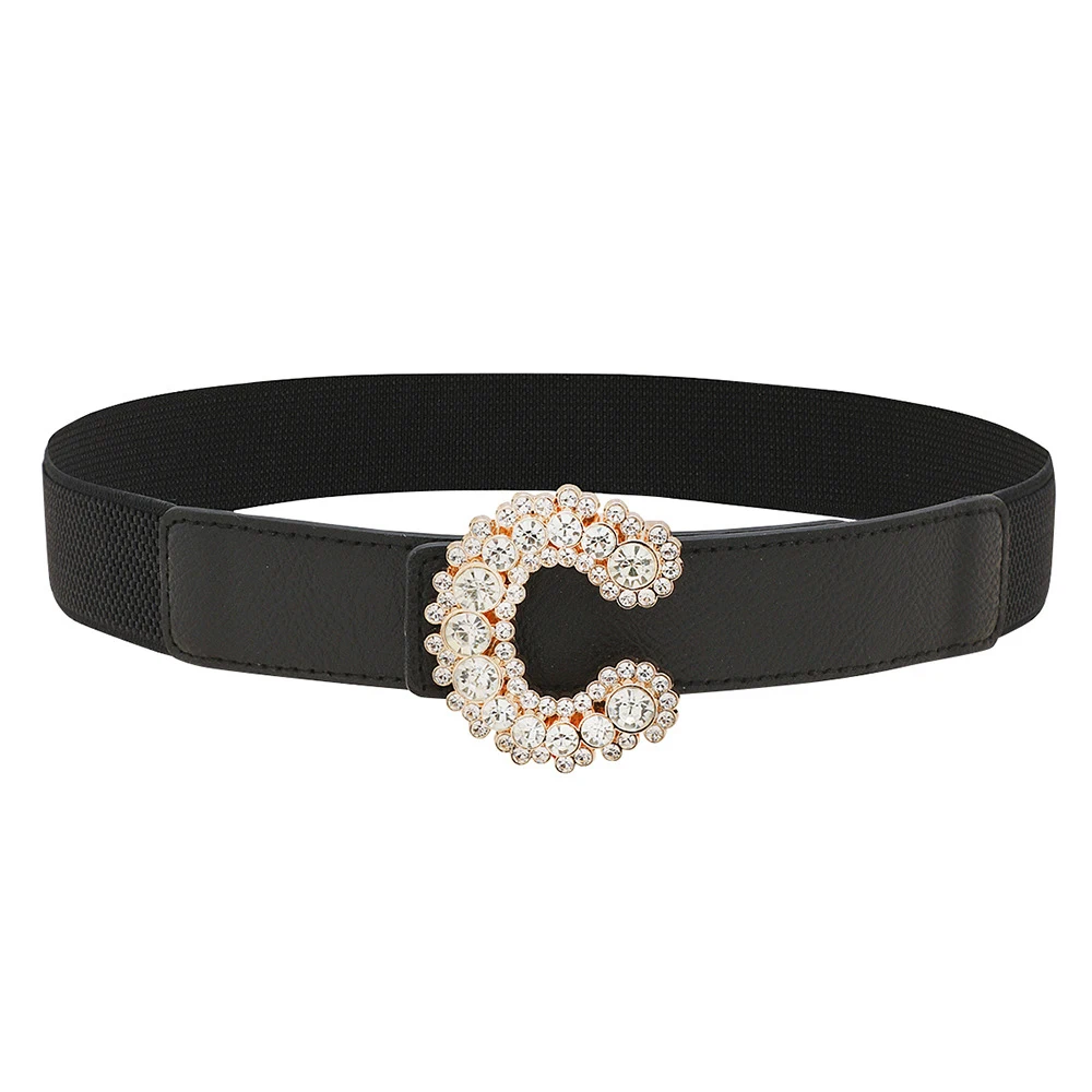 

Ремень женский эластичный из кожи, люксовый универсальный Пояс, SCB0203