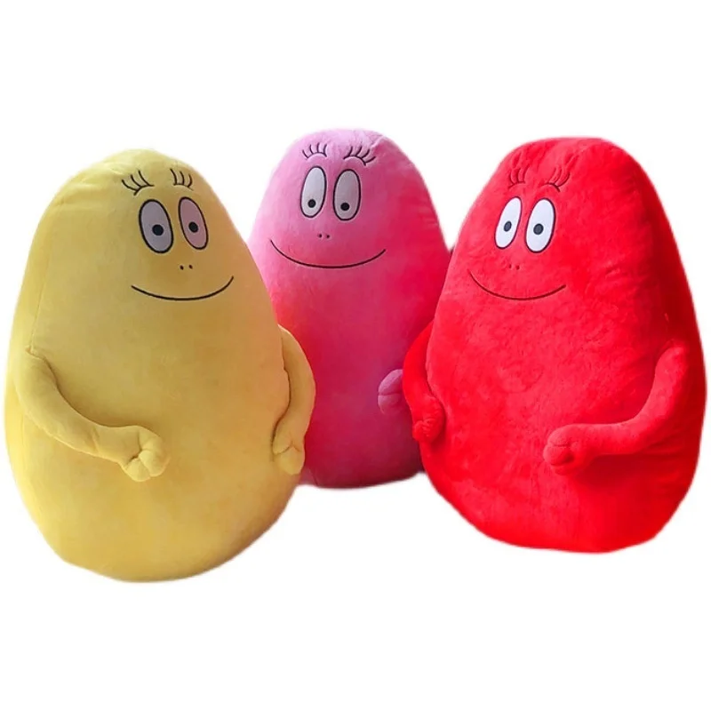 

50cm Family Barbapapa Plush Toy Big Size Soft Cartoon Anime Stuffed Pillows Doll Cushion Throw Pillow Toy For Children Kids Gift