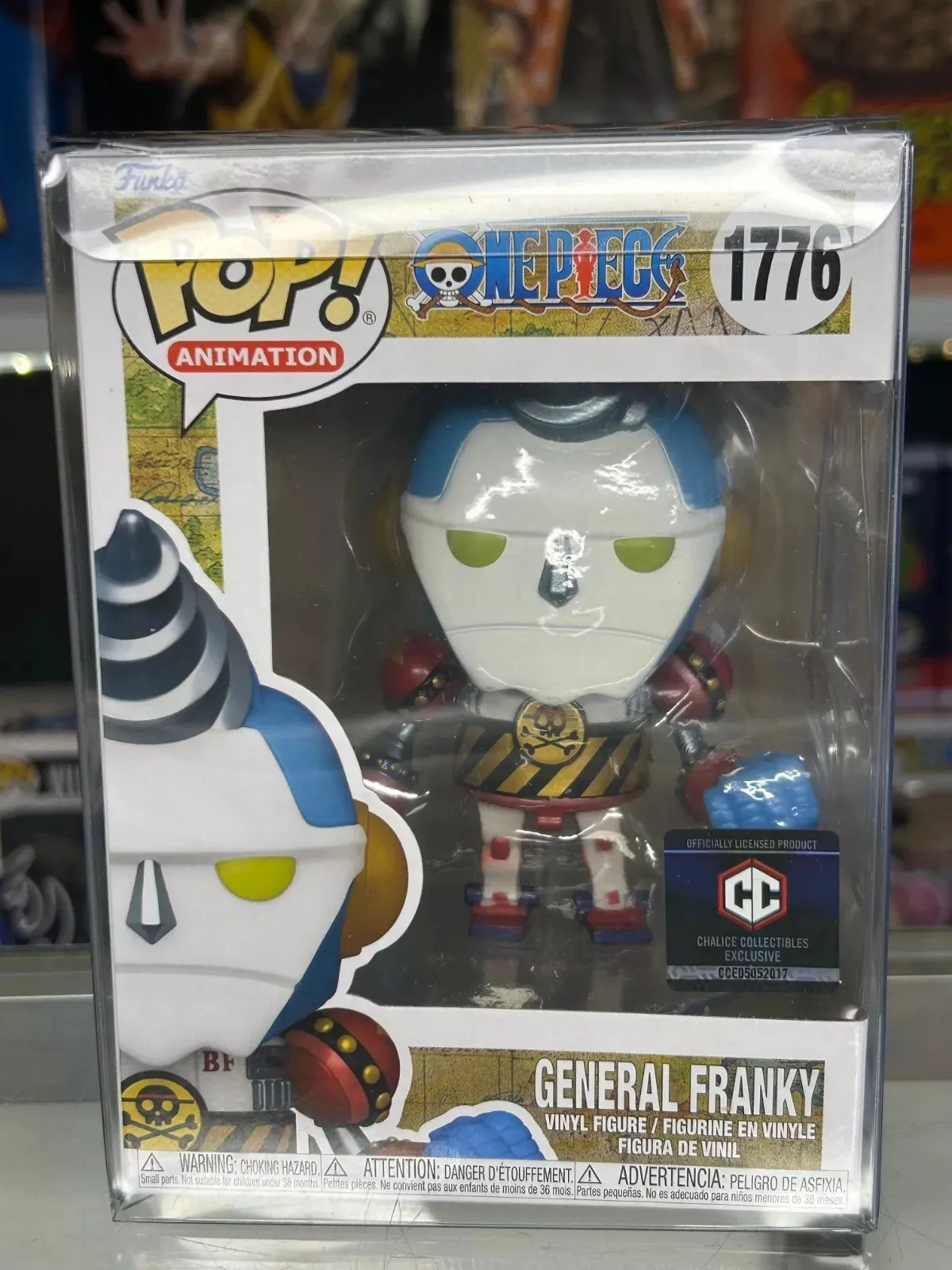 Аниме One Piece General Franky Фигурки FUNKO POP Эксклюзивная ограниченная модель игрушки