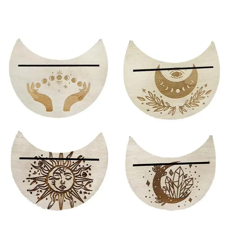 

Tarot Card Stand Moon Shape Tarot Board Altar Decoration For Bedroom Office Study Room Office Living Room Studio Holiday Birthda