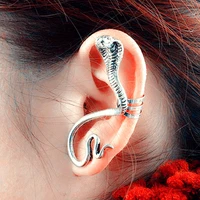 classicl vintage snake cuff earring for women goth punk earrings gothic jewelry pierced hip hop rock girls gift 1pcs
