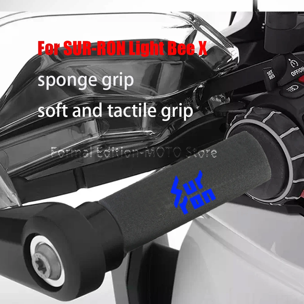 

Motorcycle Sponge Grip Non-slip 27mm Motorcycle Grip Cover for SUR-RON Light Bee X