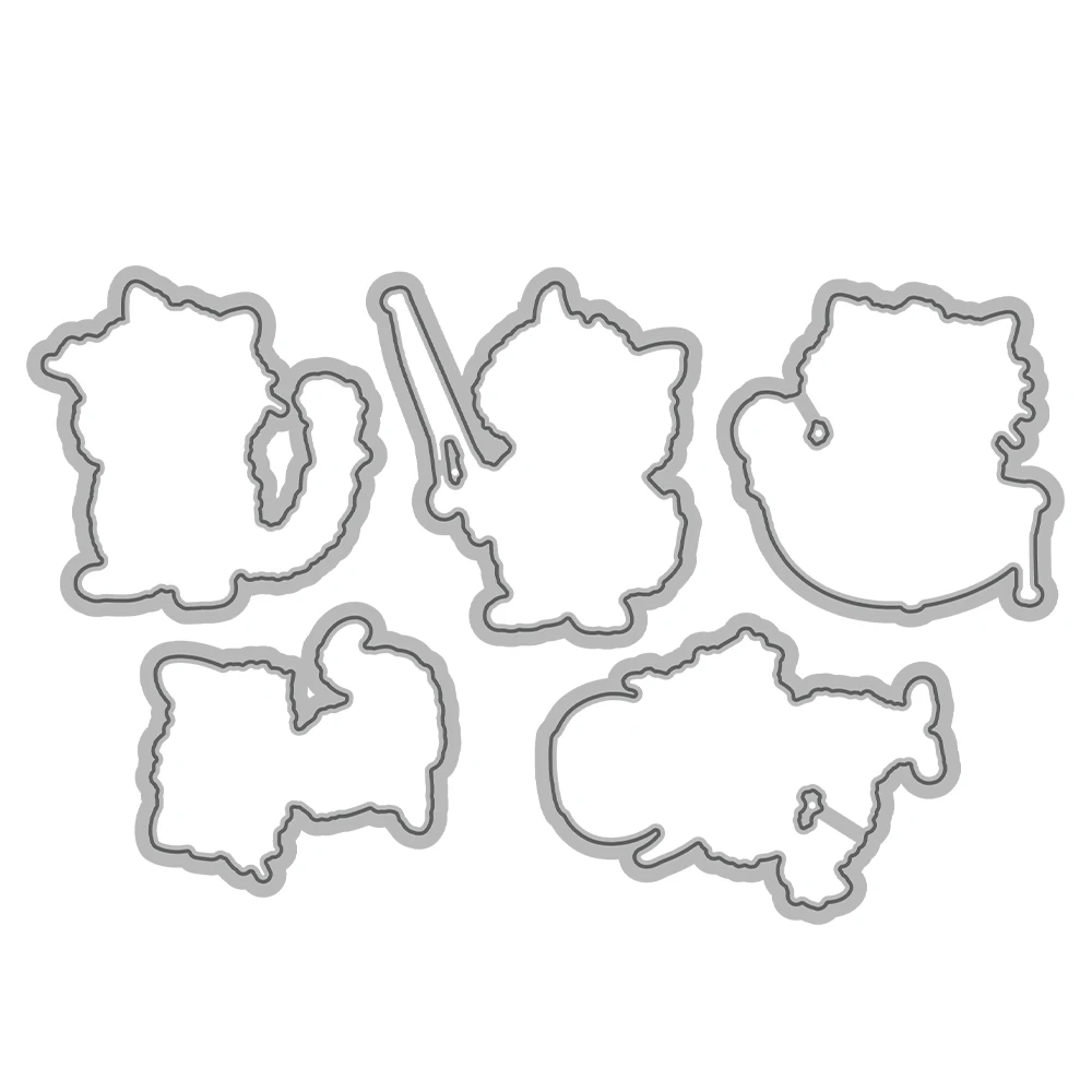 МангоКрафт штампы с изображениями кошек