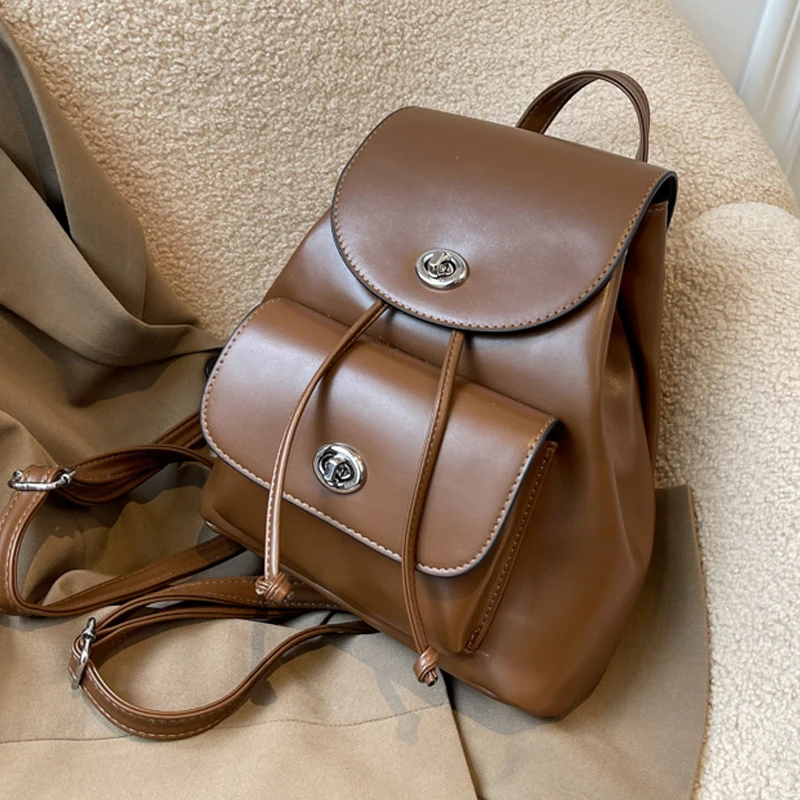 

Модный женский рюкзак, высококачественный кожаный рюкзак, повседневные школьные сумки для девочек-подростков, многофункциональные сумки на плечо, Mochila