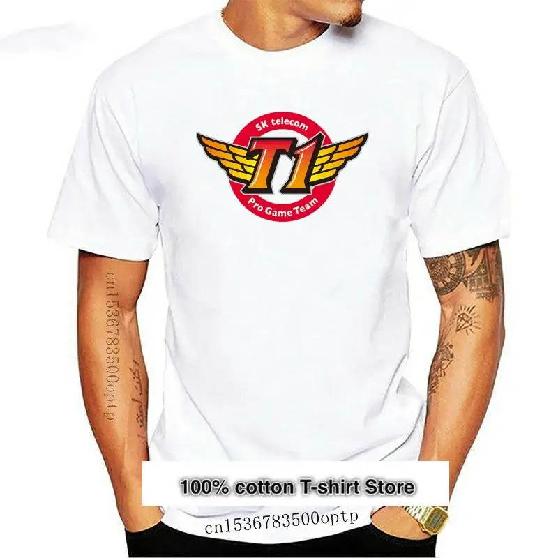 Camiseta con Logo de SKT T1 para hombre y mujer, camisa Unisex de la mejor calidad