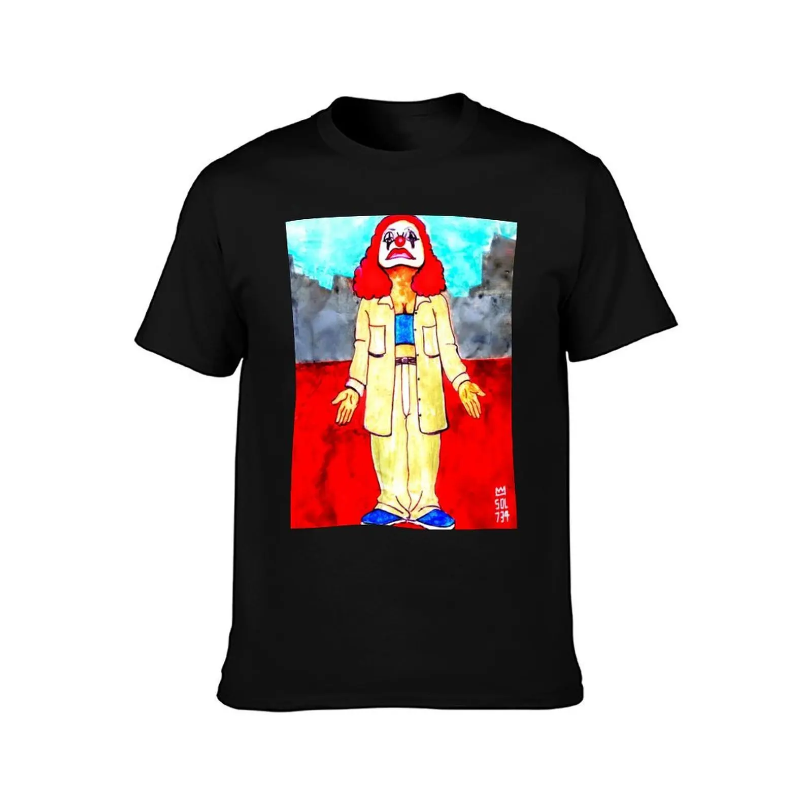 Фото Футболка STR8 CLOWNIN ON FOOLS, забавные костюмы для мальчиков, белая мужская футболка Louboutins №2