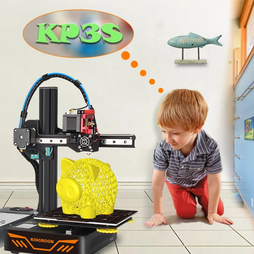 Высокоскоростной 3D-принтер KINGROON KP3S Прямая поставка образовательный для детей