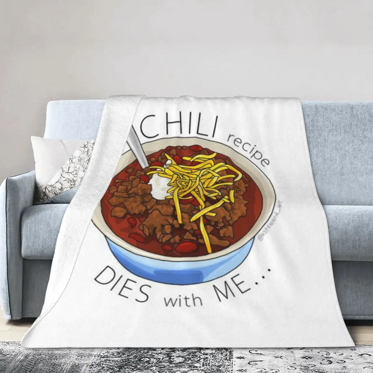 Чили ультрамягкое одеяло из микрофлиса