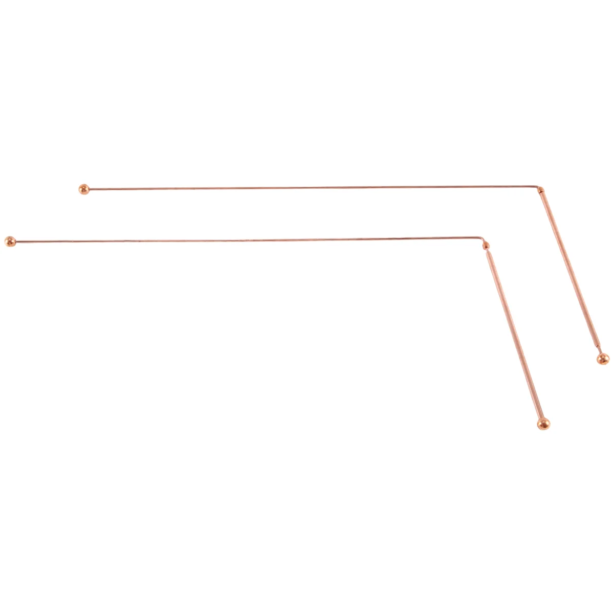Медные лозоходные стержни - 99 9% чистая медь 2 шт. гадальные детектор волнения