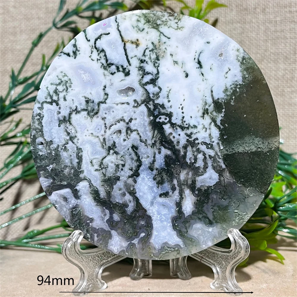 

Полированная миска из мохового агата CrystalHome