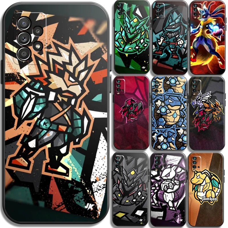 

Pokemon Pikachu Phone Cases For Xiaomi Redmi Note 10 10S 10 Pro POCO F3 GT X3 GT M3 Pro X3 NFC Cases Soft TPU Back Cover Funda