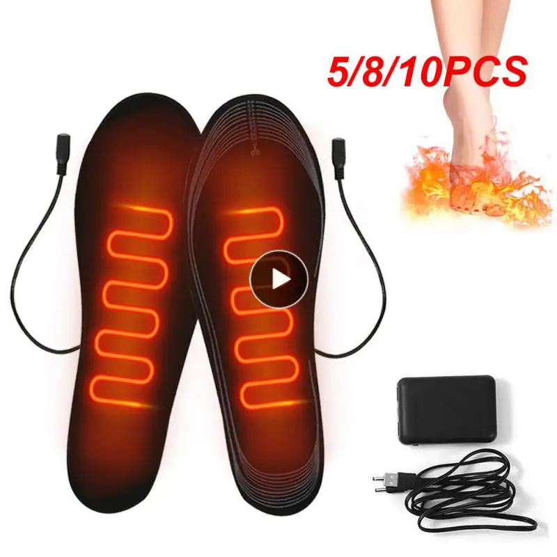 

5/8/10PCS Sneakers Heating Insoles Orthopedic Insoles For Men Insole Hot Pack Shoe Insoles Height Increase Template Foot Heater