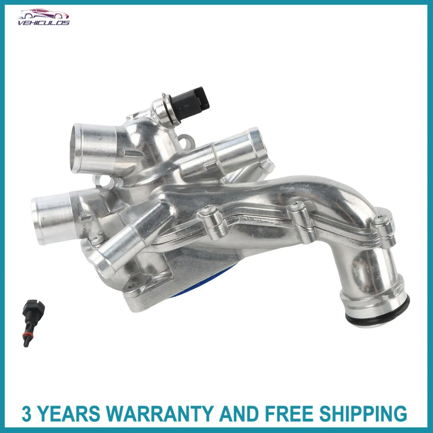 

11537534521 Обновленный алюминиевый корпус термостата в сборе для деталей двигателя Mini Cooper 1.6L 2007-2013 годов, детали охлаждающего термостата