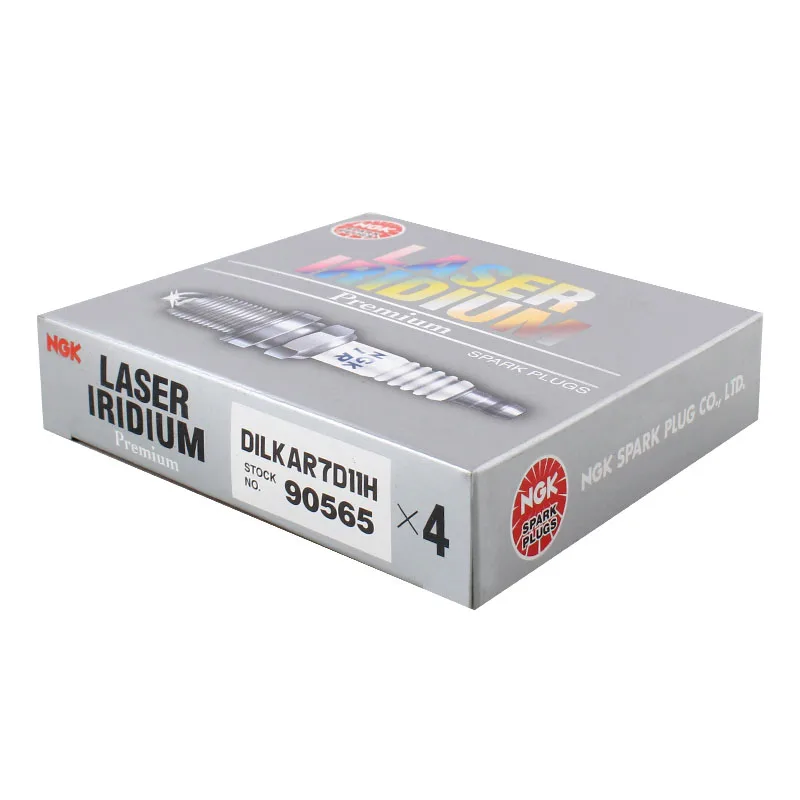 4 шт. двойная иридиевая свеча зажигания NGK 90565 DILKAR7D11H для NISSAN ALTIMA SENTRA ELGRAND 370Z QASHQAI JUKE