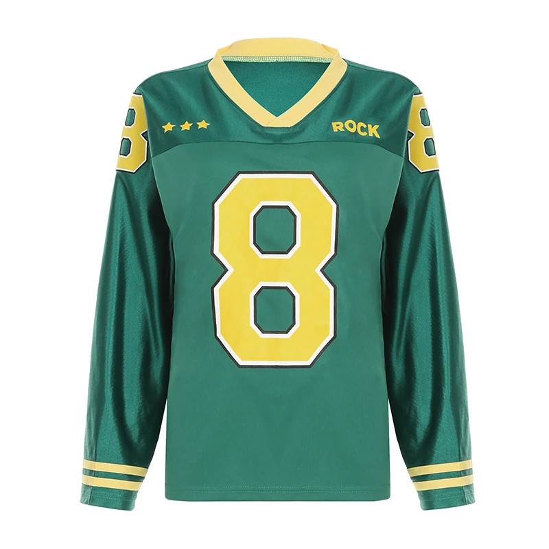 IAMHOTTY контрастный топ большого размера с цифровой заплатками в американском