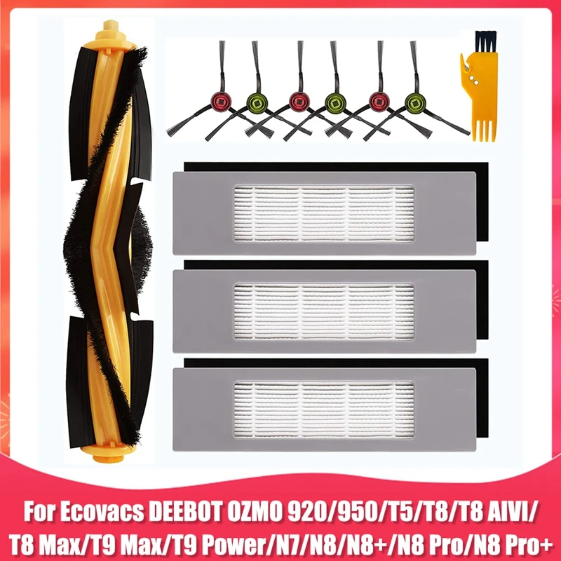 

Запасные части для робота-пылесоса Ecovacs DEEBOT OZMO 920/950/T5/T8/T8 AIVI/T8 Max/T9 Max/T9 Power/N7/N8/N8 Pro