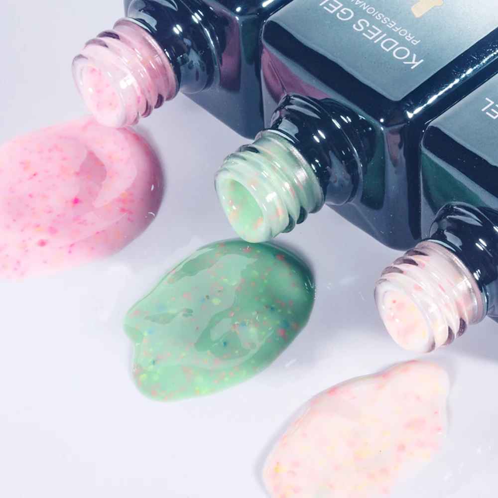 KODIES гель новый УФ лак для ногтей Полупостоянный Блеск Смесь сыра летний Цвет