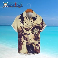 shirts for men mens short sleeve shirt clothing oversized 5xl 3d printing the new anime hawaiian blouse harajuku style social