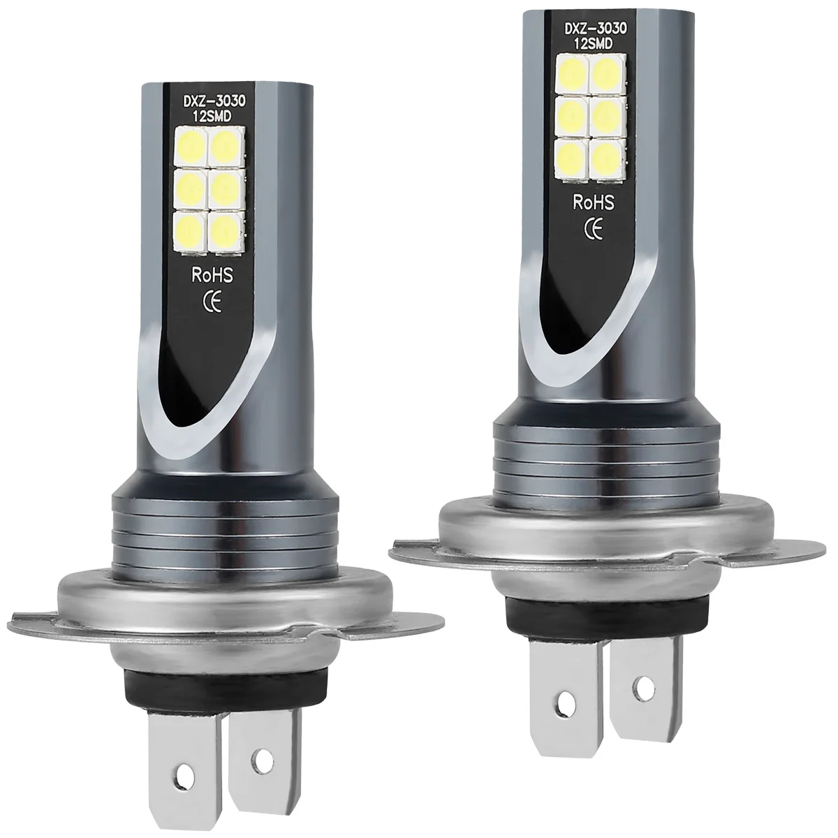 

new H7 LED Headlight Bulb 2PCS 6500K 600lm Fog Light Bulbs IP68 Waterproof Xenon Headlight Bulbs for 12V Cars Motorcycles
