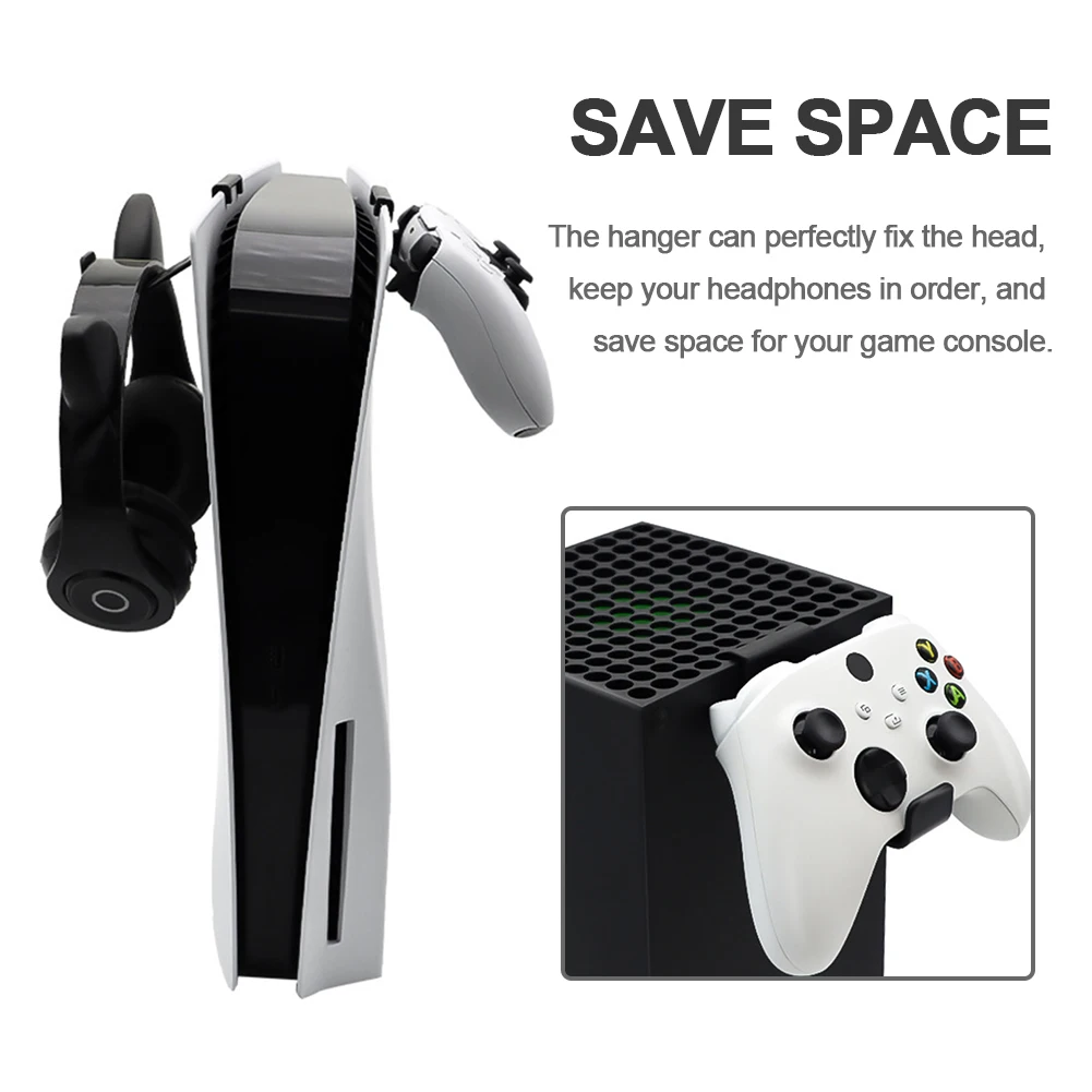 

Hanging Bracket Headset Storage Earphone Accessories Holder Storage Stand for PS5 Console Headset Support