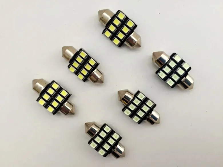 Автомобильная лампа для чтения светодиодная 9 Вт 12 В 6000 К внутренняя на крыше